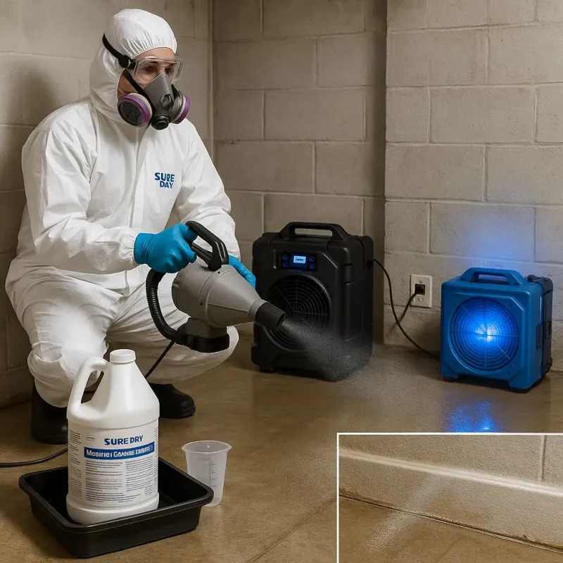 Sanitization and Odor Removal process in Pocono Ranch Lands, PA