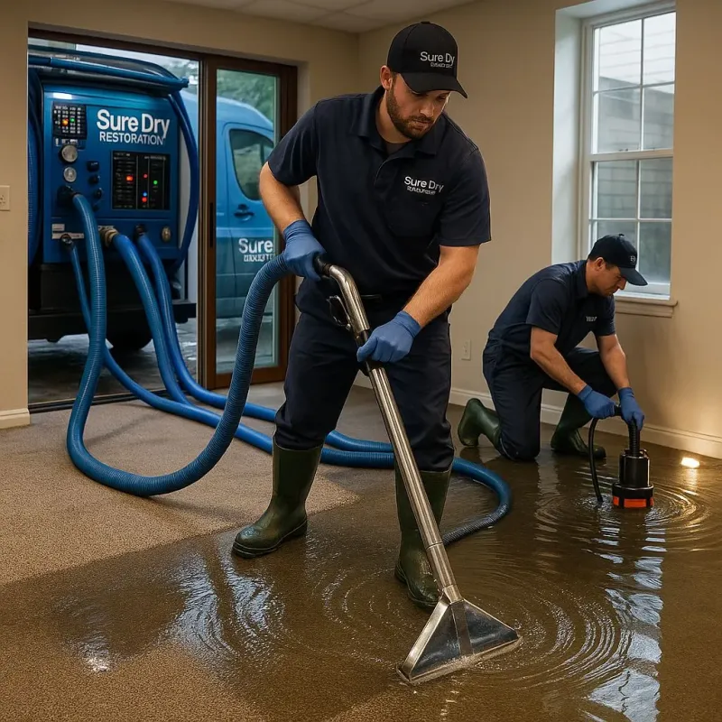 Water Extraction and Removal process in Pocono Ranch Lands, PA